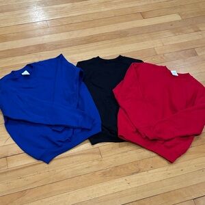 Boys Hanes Crew Neck Sweatshirts
